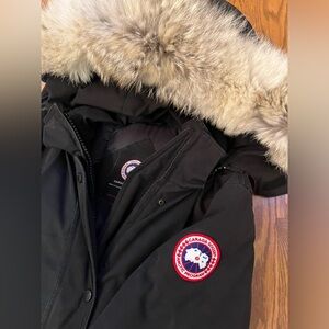 Canada Goose women’s winter coat, size small, black (worn and used), VERY warm